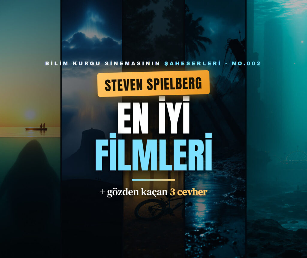 Steven Spielberg en iyi bilim kurgu filmleri ve gözden kaçan 3 cevher yazısının kapak görseli.